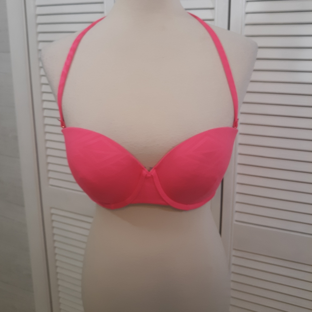 Victoria's secret pink push up swim top 36D *W